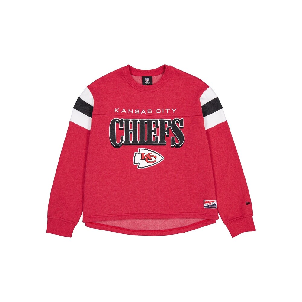 New Era Kansas City Chiefs Throwback Women's Crewneck - Size L